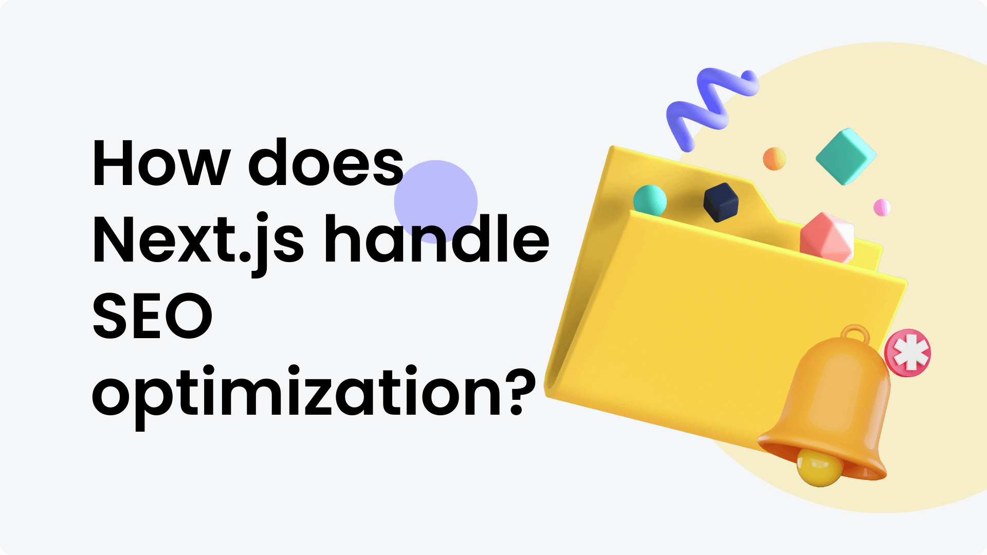 How does Next.js handle SEO optimization?