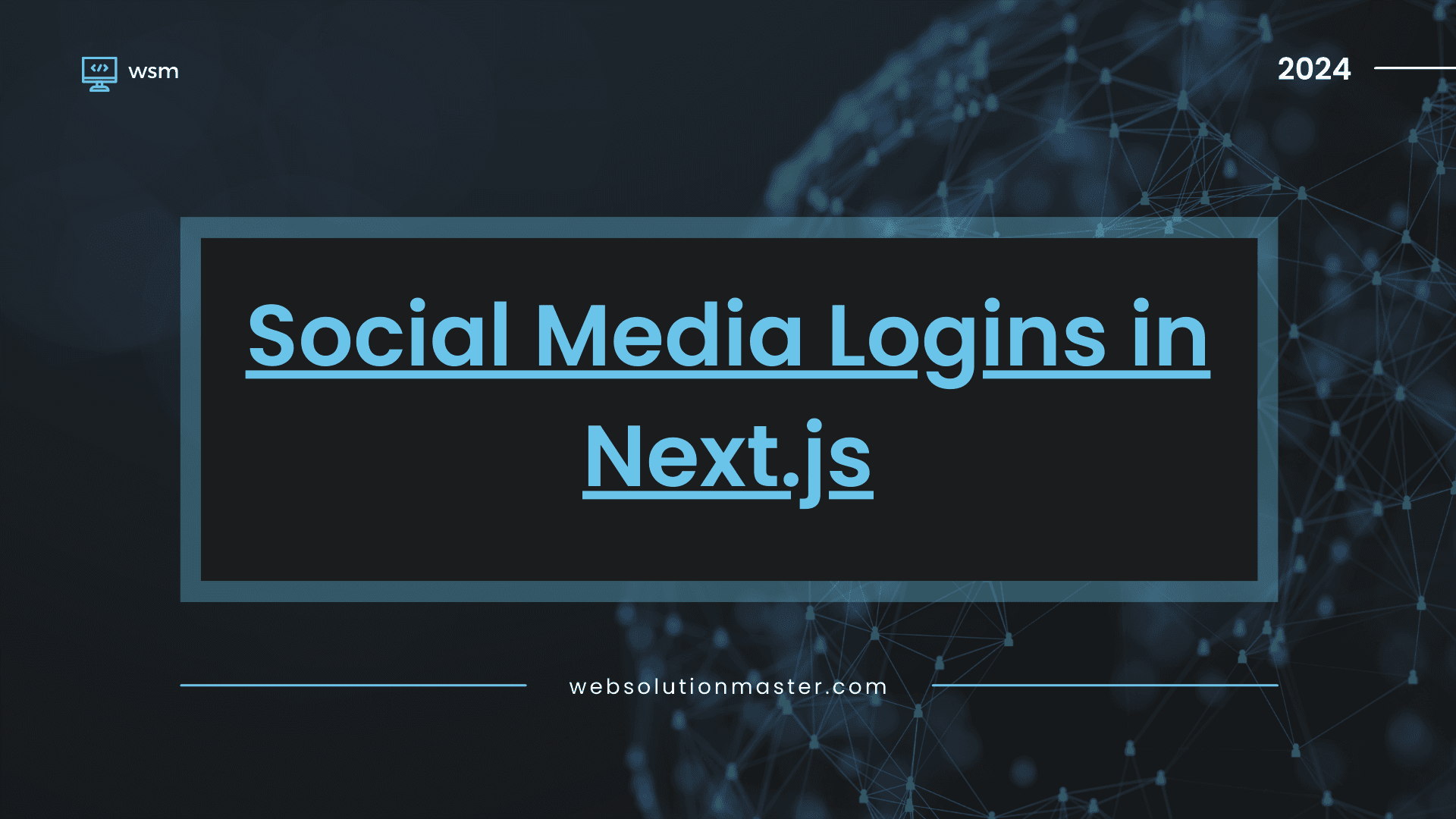 Implementing User Authentication with Social Media Logins in Next.js