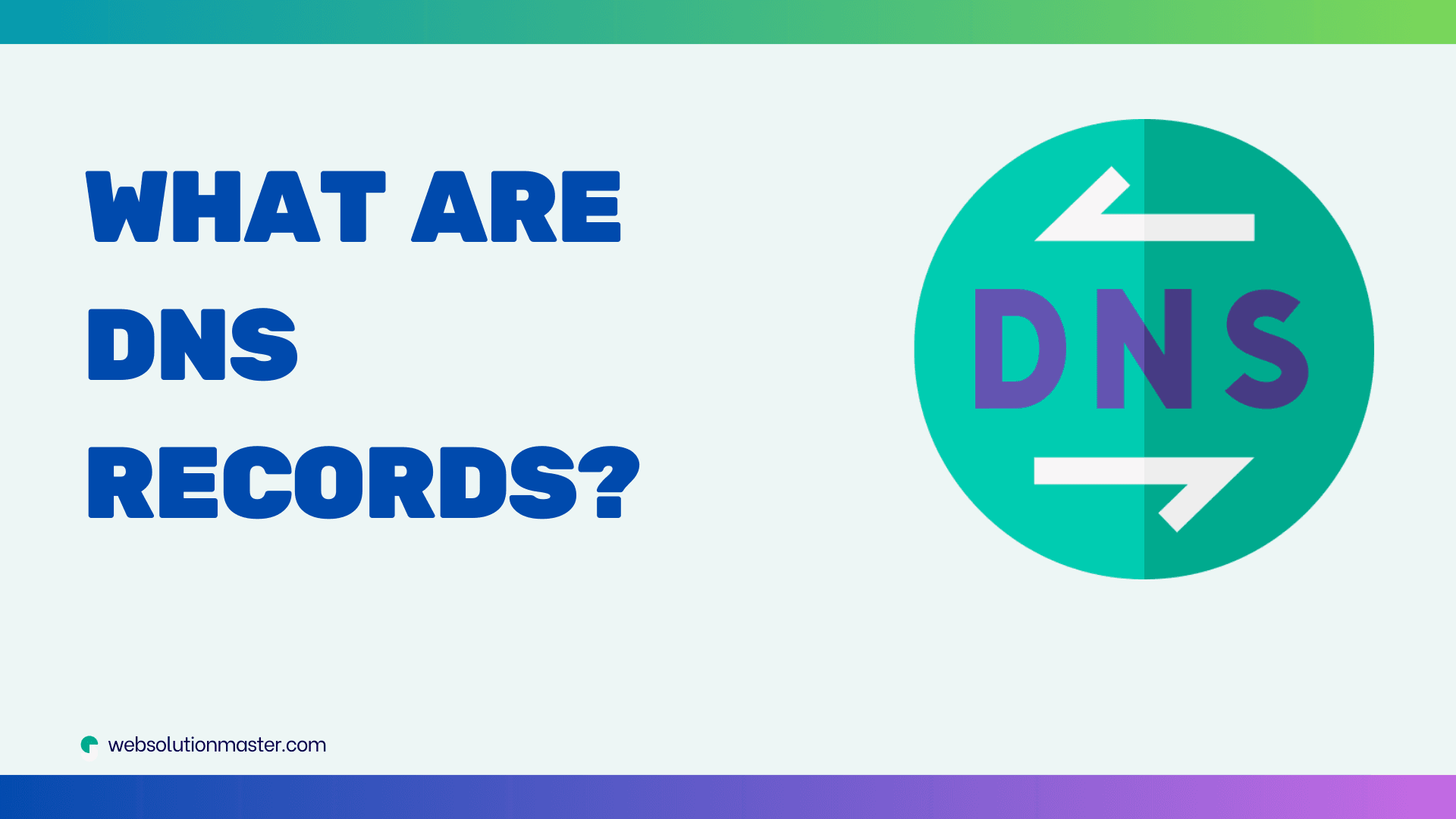 What are DNS records?