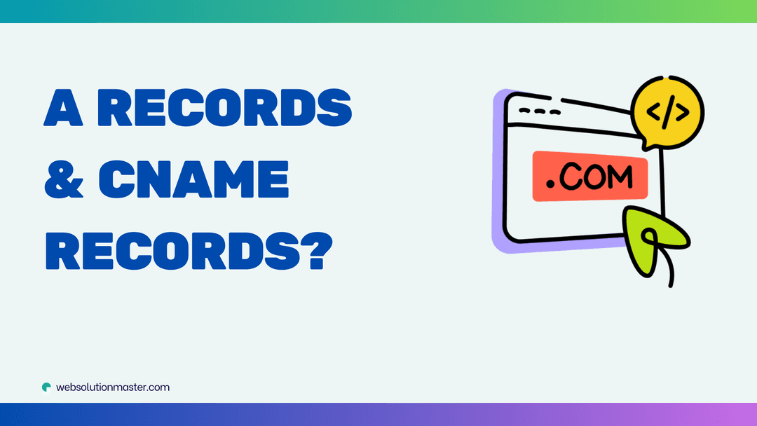 What is the difference between A records and CNAME records?