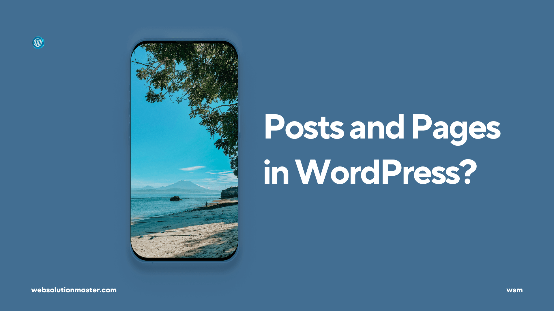 What is the difference between posts and pages in WordPress?