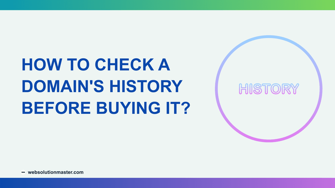 How to Check a Domain's History Before Buying It?